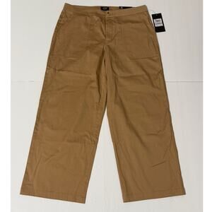 NWT Jones New York Wide Crop Pants, Praline, Size 6